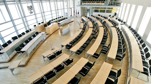 Plenarsaal Landtag ST